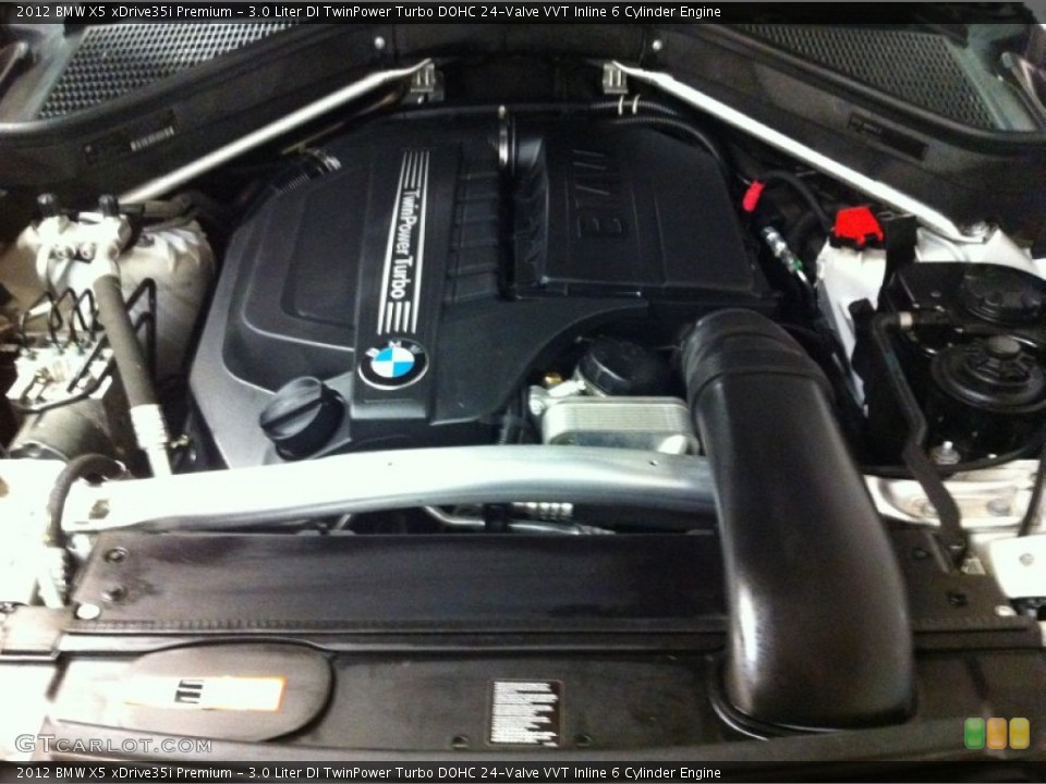 3.0 Liter DI TwinPower Turbo DOHC 24-Valve VVT Inline 6 Cylinder Engine for the 2012 BMW X5 #77230088