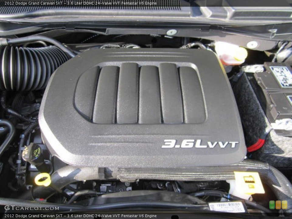 3.6 Liter DOHC 24-Valve VVT Pentastar V6 Engine for the 2012 Dodge Grand Caravan #77231139
