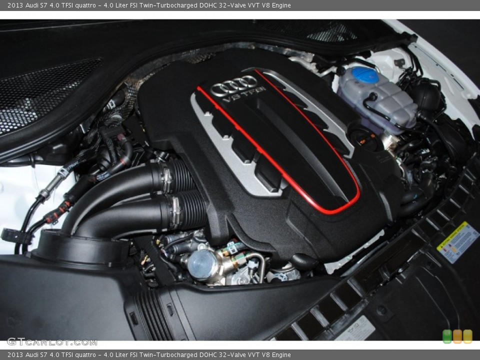 4.0 Liter FSI Twin-Turbocharged DOHC 32-Valve VVT V8 Engine for the 2013 Audi S7 #77234462