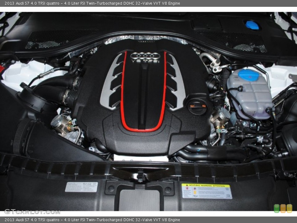 4.0 Liter FSI Twin-Turbocharged DOHC 32-Valve VVT V8 Engine for the 2013 Audi S7 #77234629