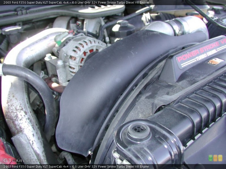 6.0 Liter OHV 32V Power Stroke Turbo Diesel V8 Engine for the 2003 Ford F350 Super Duty #77246410