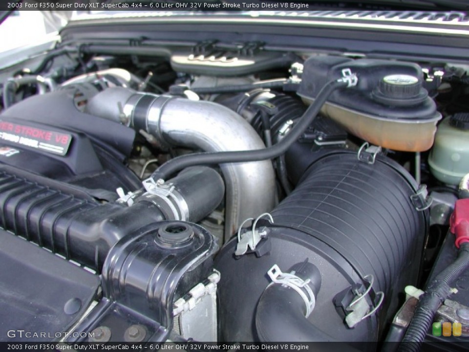 6.0 Liter OHV 32V Power Stroke Turbo Diesel V8 Engine for the 2003 Ford F350 Super Duty #77246435
