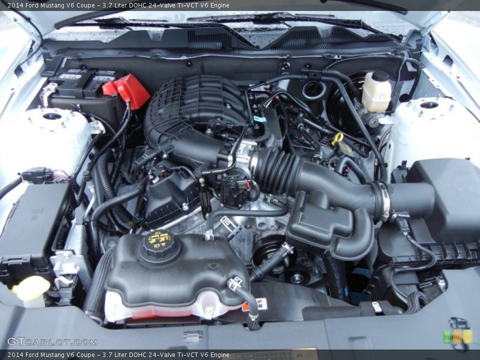 3.7 Liter DOHC 24-Valve Ti-VCT V6 Engine for the 2014 Ford Mustang #77256469