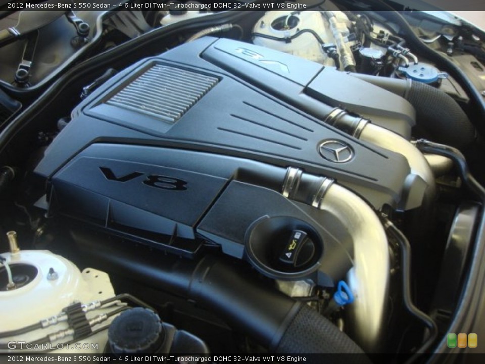 4.6 Liter DI Twin-Turbocharged DOHC 32-Valve VVT V8 Engine for the 2012 Mercedes-Benz S #77272470