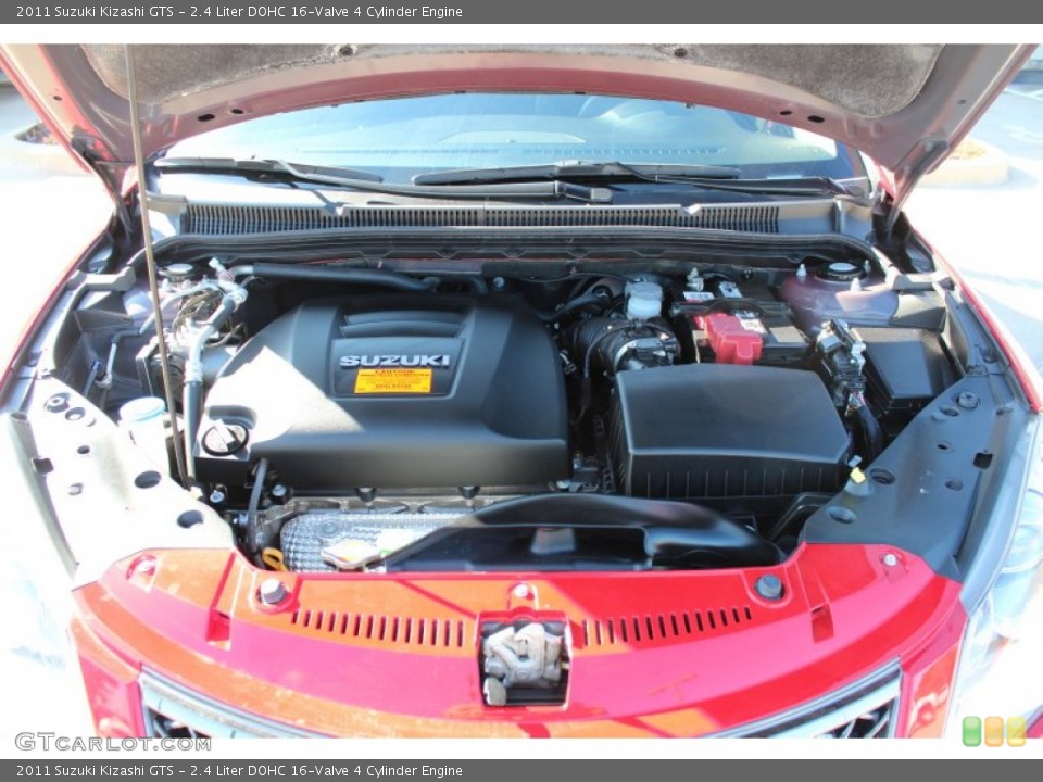 2.4 Liter DOHC 16-Valve 4 Cylinder 2011 Suzuki Kizashi Engine
