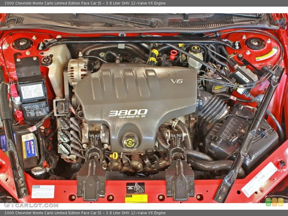 3.8 Liter OHV 12-Valve V6 2000 Chevrolet Monte Carlo Engine