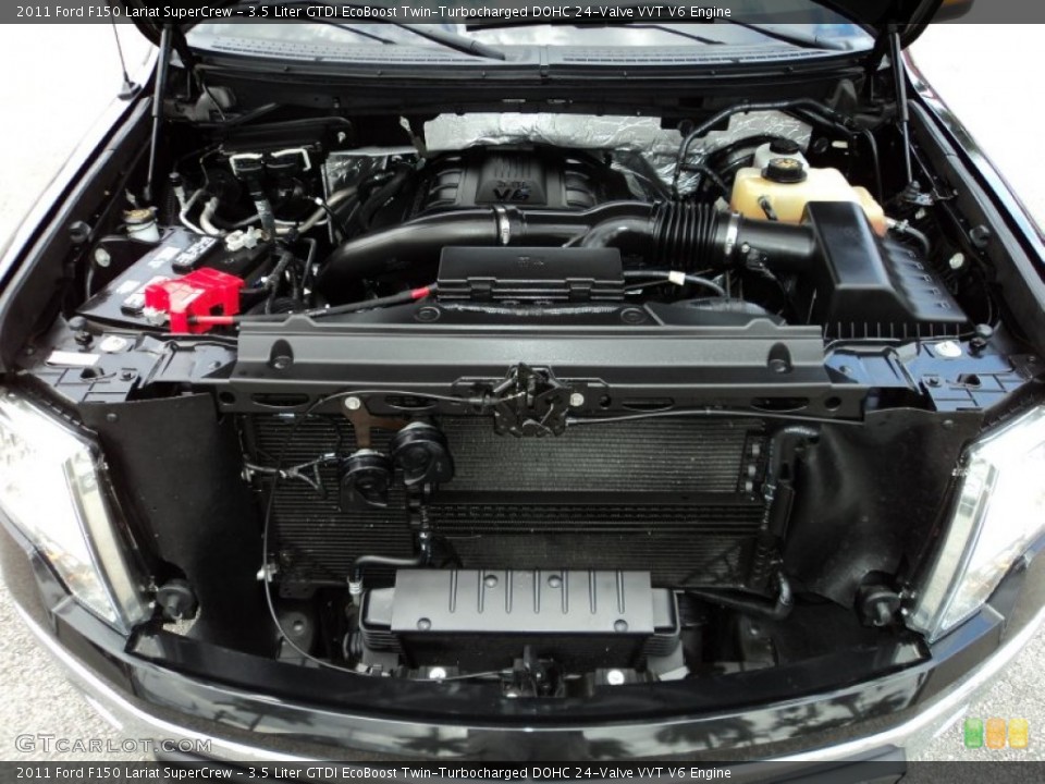 3.5 Liter GTDI EcoBoost Twin-Turbocharged DOHC 24-Valve VVT V6 Engine for the 2011 Ford F150 #77287725