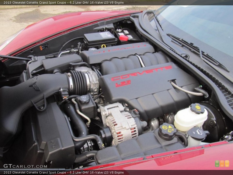 6.2 Liter OHV 16-Valve LS3 V8 Engine for the 2013 Chevrolet Corvette #77293296
