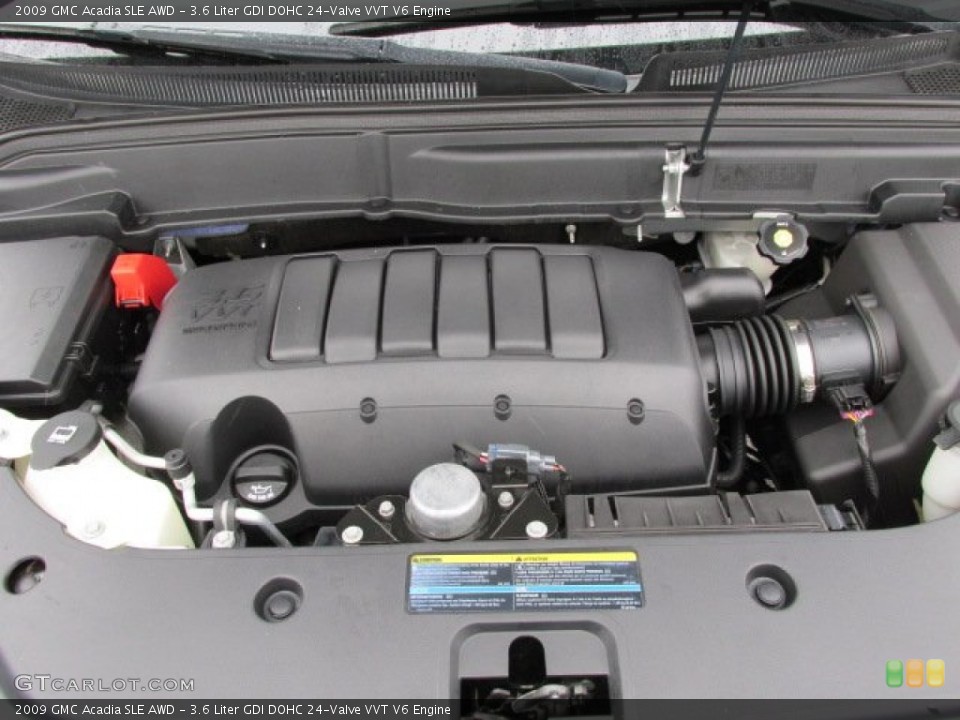 3.6 Liter GDI DOHC 24-Valve VVT V6 Engine for the 2009 GMC Acadia #77296863