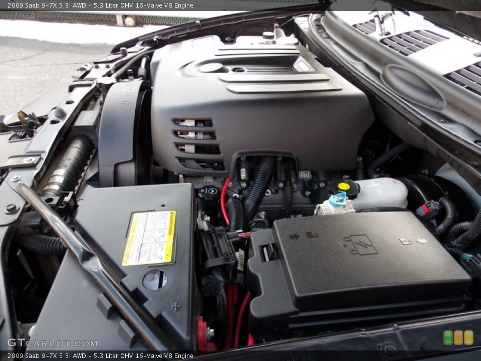 5.3 Liter OHV 16-Valve V8 Engine for the 2009 Saab 9-7X #77297994