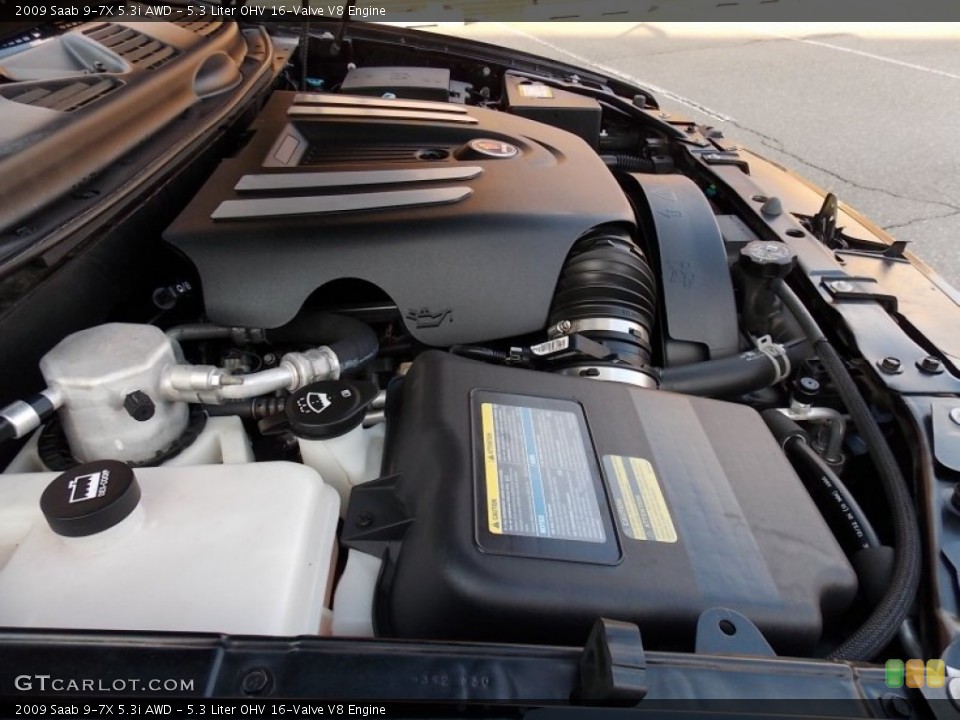 5.3 Liter OHV 16-Valve V8 Engine for the 2009 Saab 9-7X #77298021