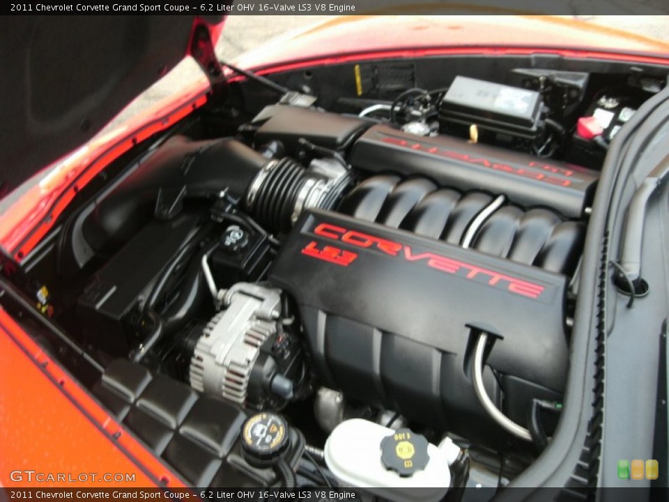 6.2 Liter OHV 16-Valve LS3 V8 Engine for the 2011 Chevrolet Corvette #77310176