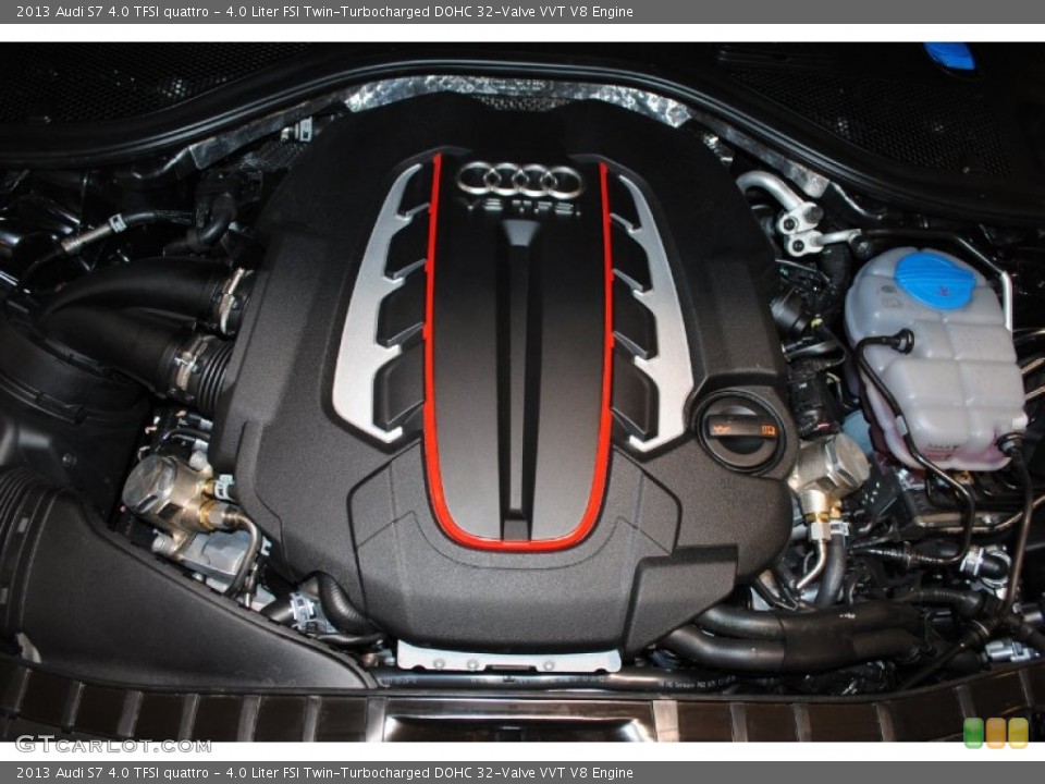 4.0 Liter FSI Twin-Turbocharged DOHC 32-Valve VVT V8 Engine for the 2013 Audi S7 #77313954