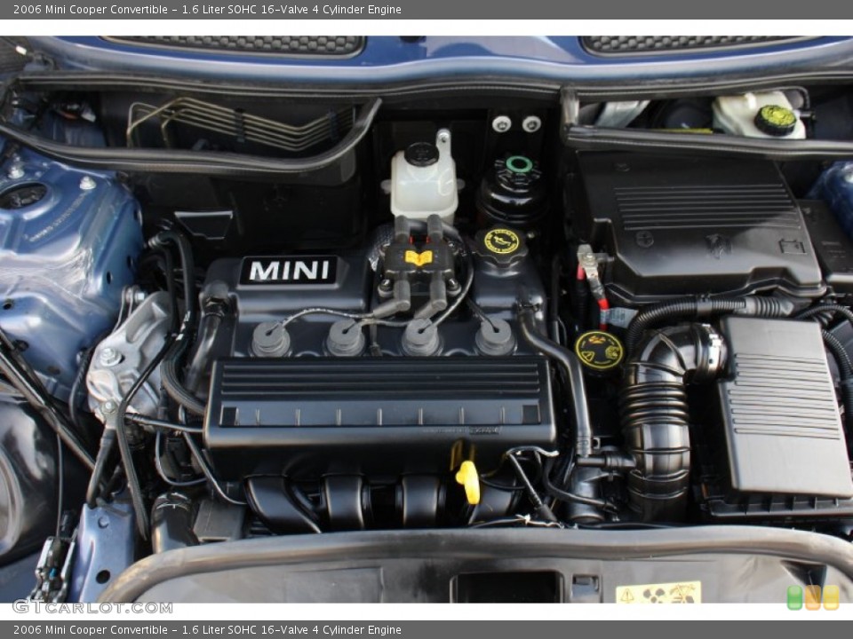 1.6 Liter SOHC 16-Valve 4 Cylinder 2006 Mini Cooper Engine