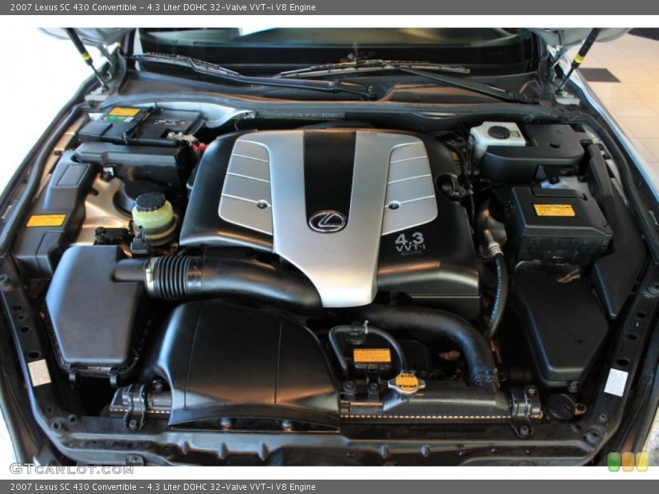 4.3 Liter DOHC 32-Valve VVT-i V8 Engine for the 2007 Lexus SC #77335505