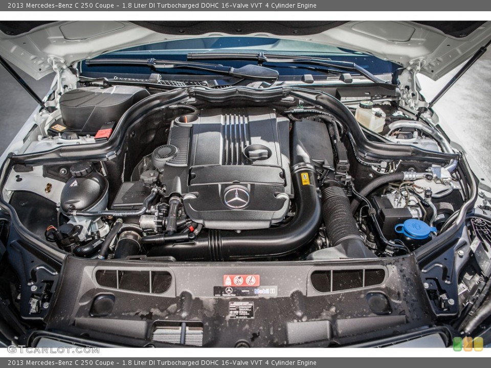1.8 Liter DI Turbocharged DOHC 16-Valve VVT 4 Cylinder Engine for the 2013 Mercedes-Benz C #77337568