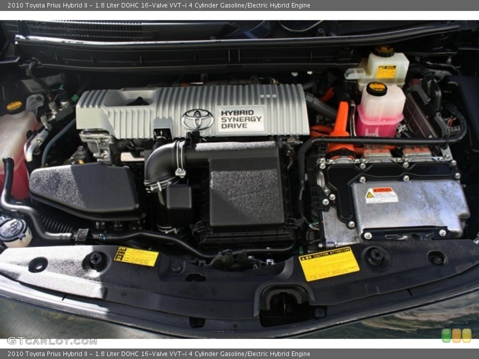 1.8 Liter DOHC 16-Valve VVT-i 4 Cylinder Gasoline/Electric Hybrid Engine for the 2010 Toyota Prius #77338740