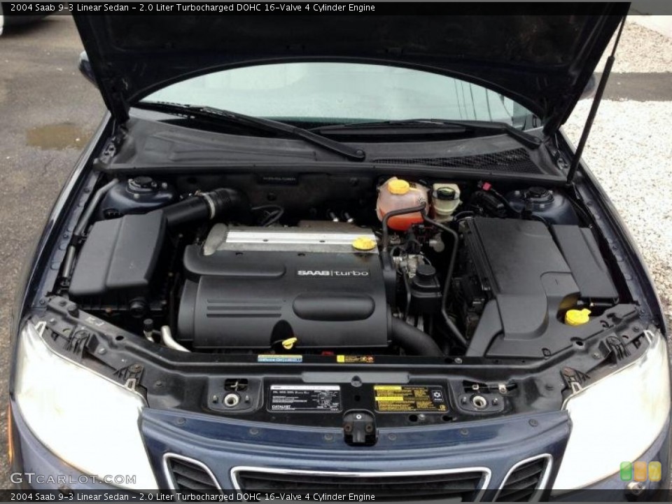 2.0 Liter Turbocharged DOHC 16-Valve 4 Cylinder Engine for the 2004 Saab 9-3 #77347490