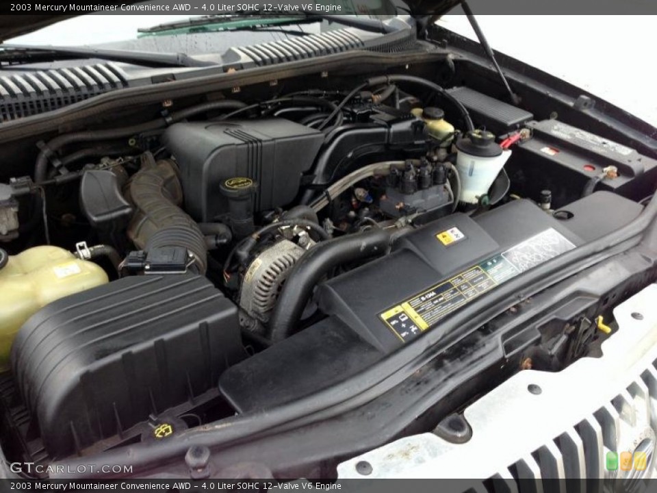 4.0 Liter SOHC 12-Valve V6 Engine for the 2003 Mercury Mountaineer #77348107