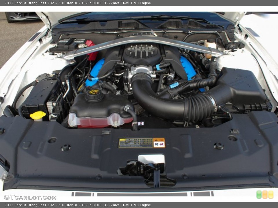 5.0 Liter 302 Hi-Po DOHC 32-Valve Ti-VCT V8 Engine for the 2013 Ford Mustang #77352060