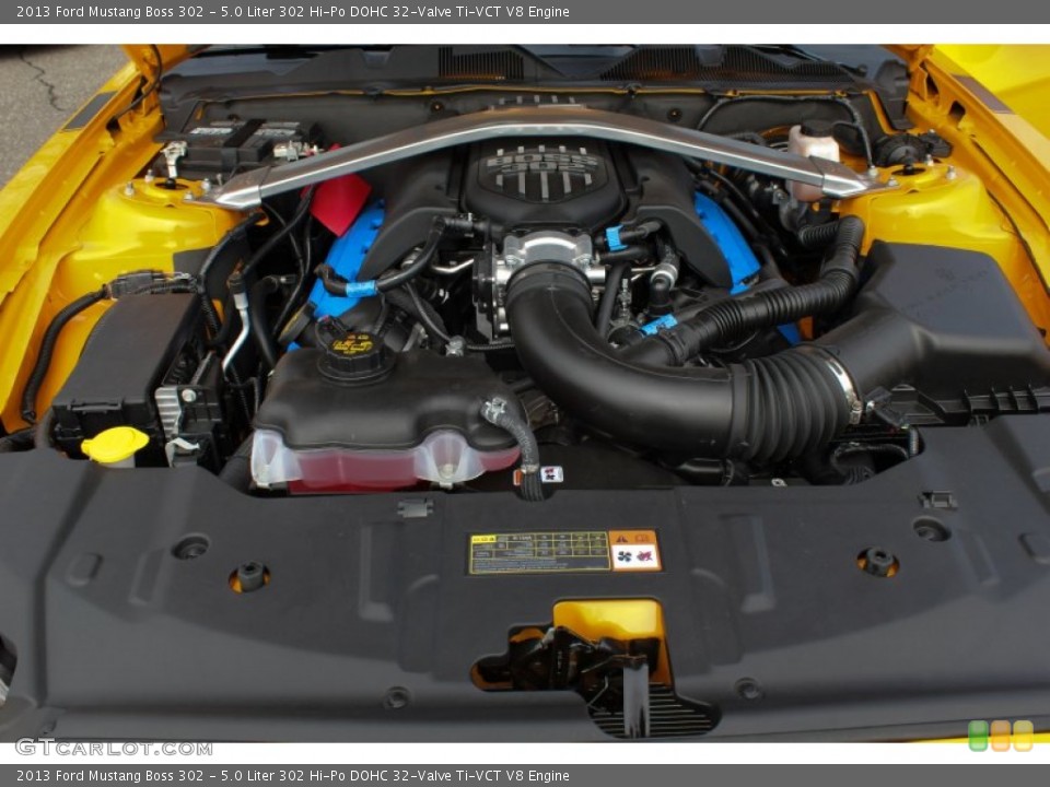 5.0 Liter 302 Hi-Po DOHC 32-Valve Ti-VCT V8 Engine for the 2013 Ford Mustang #77352566