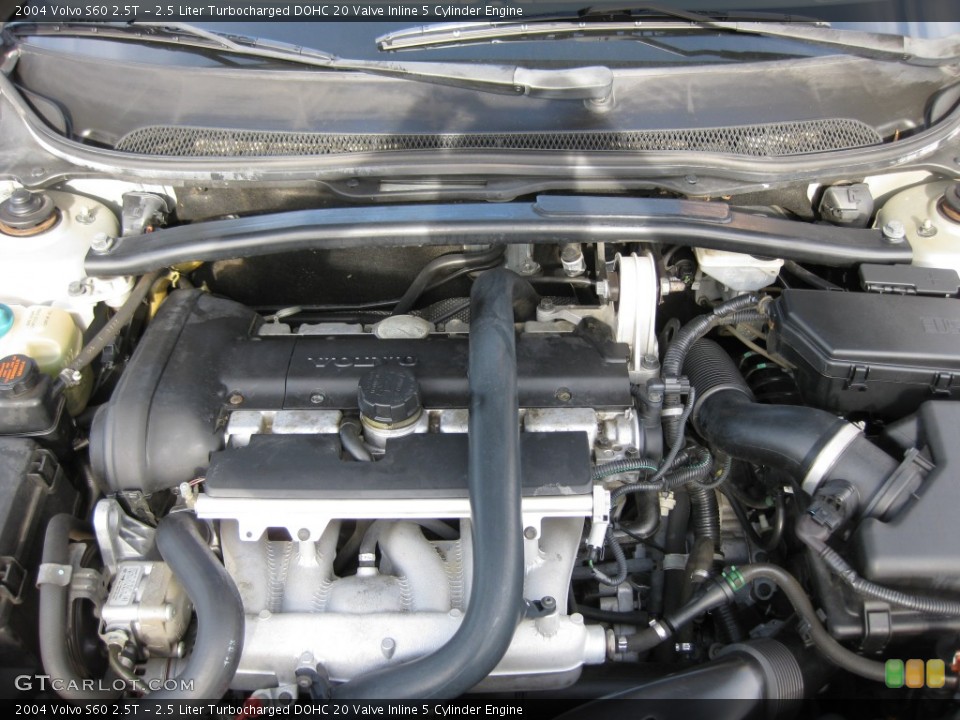 2.5 Liter Turbocharged DOHC 20 Valve Inline 5 Cylinder Engine for the 2004 Volvo S60 #77354181