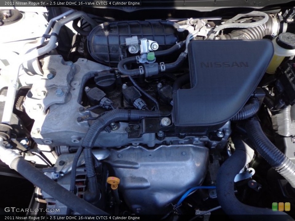 2.5 Liter DOHC 16-Valve CVTCS 4 Cylinder Engine for the 2011 Nissan Rogue #77356973