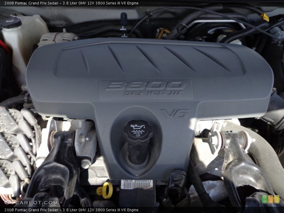 3.8 Liter OHV 12V 3800 Series III V6 Engine for the 2008 Pontiac Grand Prix #77357319