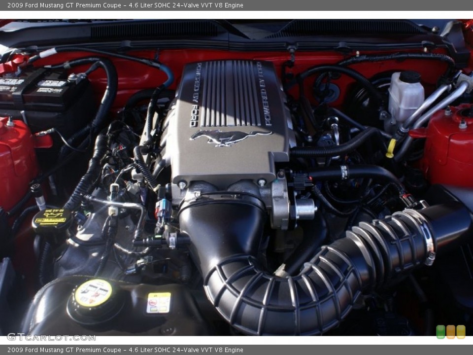 4.6 Liter SOHC 24-Valve VVT V8 Engine for the 2009 Ford Mustang #77357930