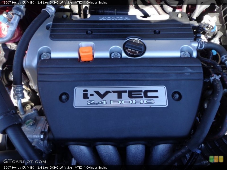 2.4 Liter DOHC 16-Valve i-VTEC 4 Cylinder 2007 Honda CR-V Engine