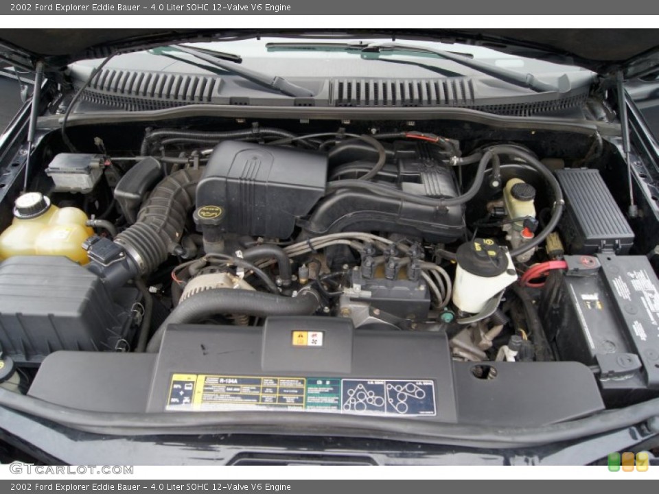 4.0 Liter SOHC 12-Valve V6 2002 Ford Explorer Engine