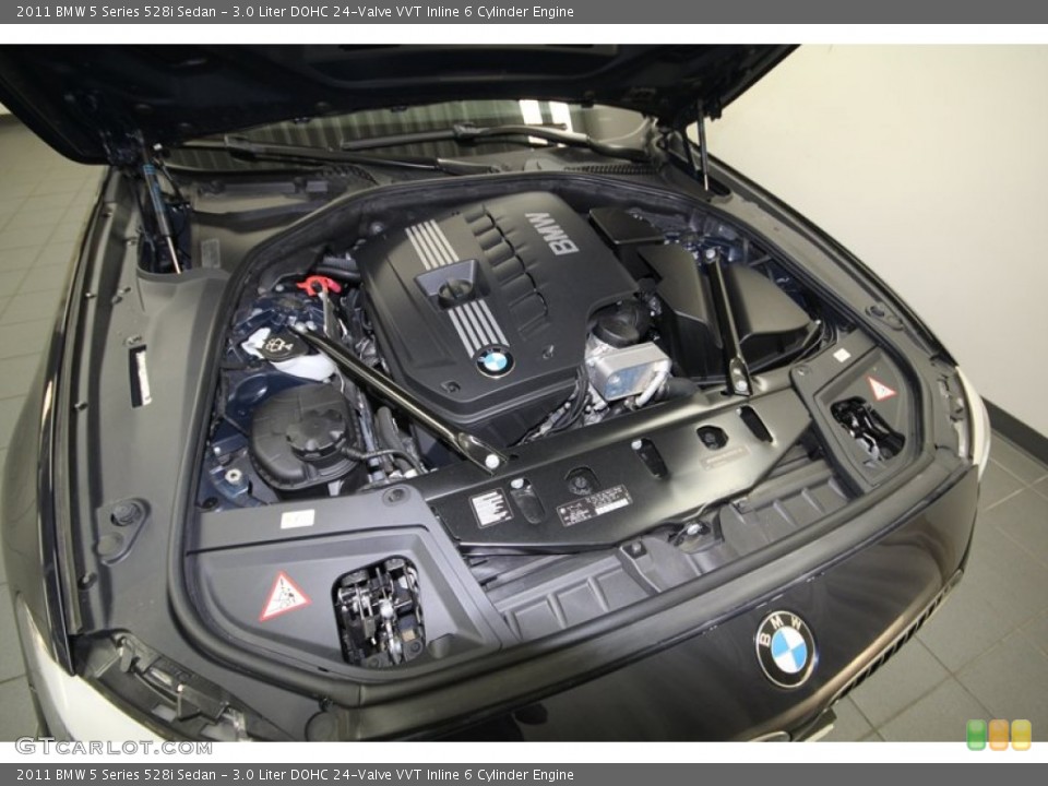 3.0 Liter DOHC 24-Valve VVT Inline 6 Cylinder Engine for the 2011 BMW 5 Series #77360235