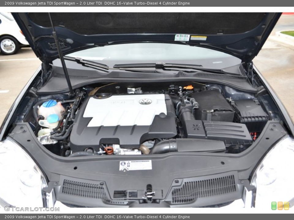2.0 Liter TDI  DOHC 16-Valve Turbo-Diesel 4 Cylinder Engine for the 2009 Volkswagen Jetta #77361126