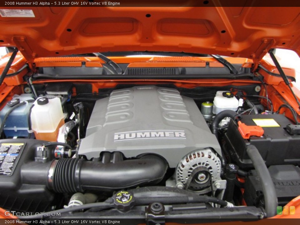 5.3 Liter OHV 16V Vortec V8 Engine for the 2008 Hummer H3 #77371644