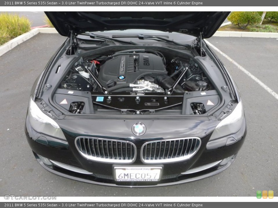 3.0 Liter TwinPower Turbocharged DFI DOHC 24-Valve VVT Inline 6 Cylinder Engine for the 2011 BMW 5 Series #77373432