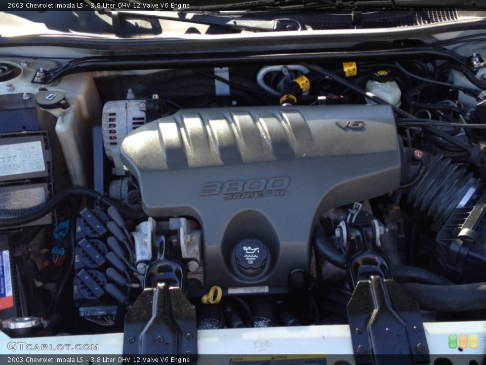 3.8 Liter OHV 12 Valve V6 Engine for the 2003 Chevrolet Impala #77377638