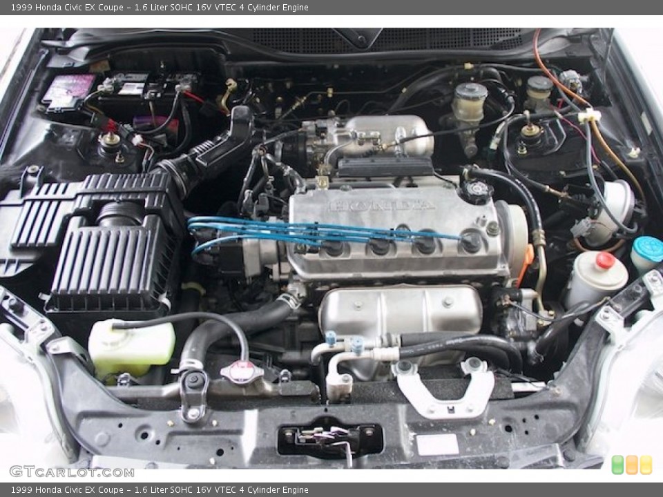 1.6 Liter SOHC 16V VTEC 4 Cylinder Engine for the 1999 Honda Civic #77379399