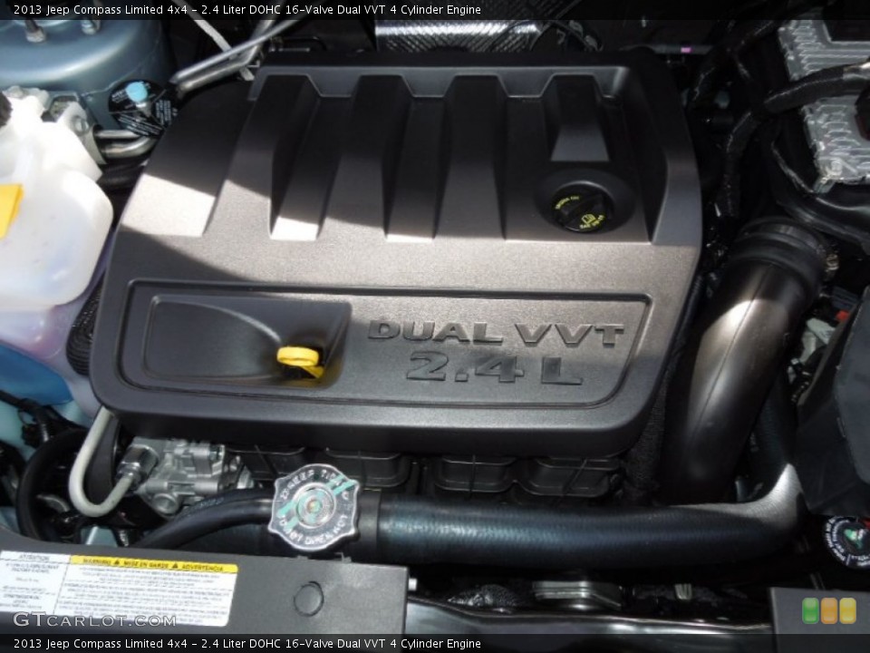2.4 Liter DOHC 16-Valve Dual VVT 4 Cylinder Engine for the 2013 Jeep Compass #77385847