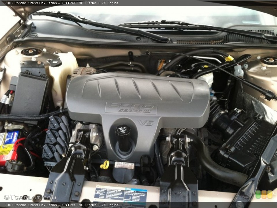 3.8 Liter 3800 Series III V6 Engine for the 2007 Pontiac Grand Prix #77389371