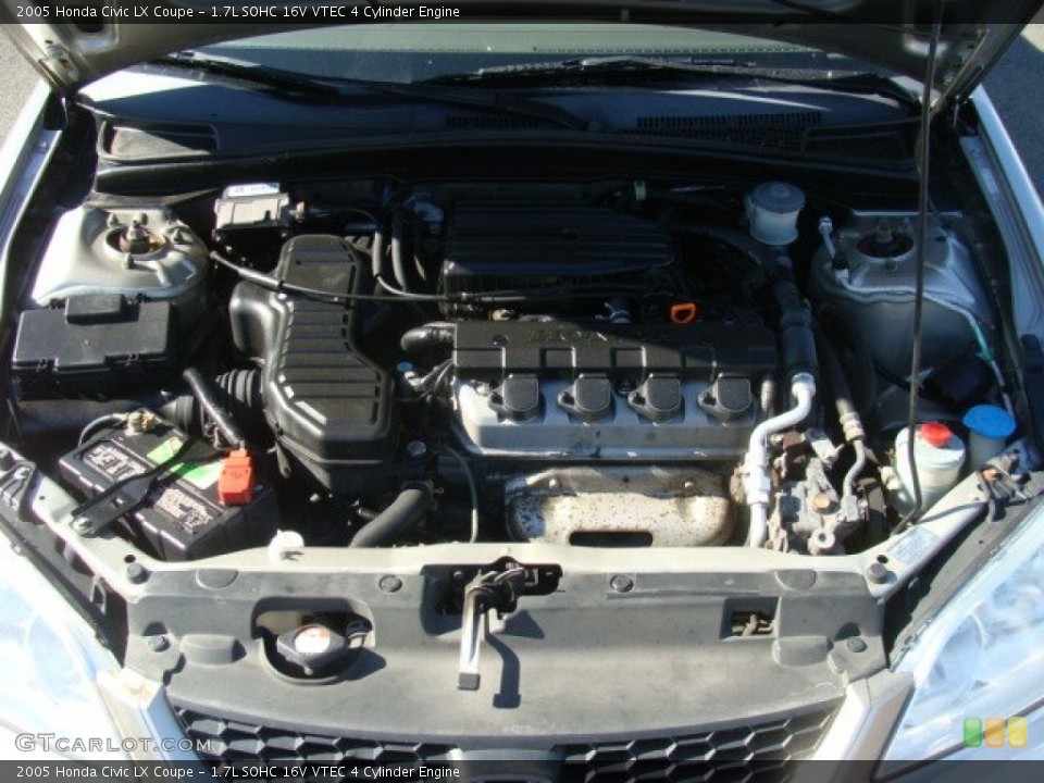 1.7L SOHC 16V VTEC 4 Cylinder Engine for the 2005 Honda Civic #77392284