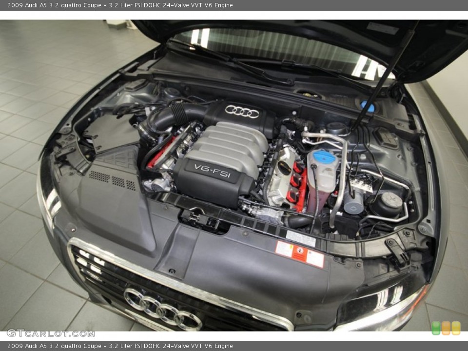 3.2 Liter FSI DOHC 24-Valve VVT V6 Engine for the 2009 Audi A5 #77392694