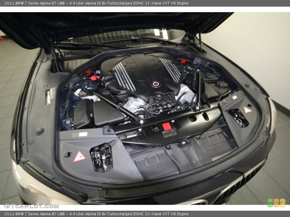 4.4 Liter Alpina DI Bi-Turbocharged DOHC 32-Valve VVT V8 Engine for the 2011 BMW 7 Series #77395530