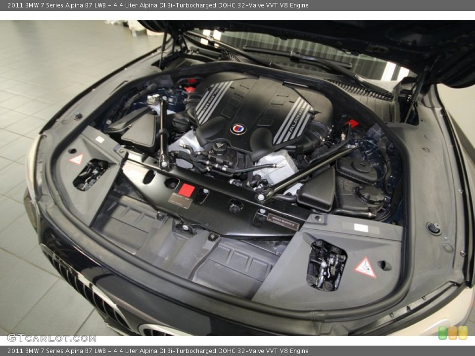 4.4 Liter Alpina DI Bi-Turbocharged DOHC 32-Valve VVT V8 Engine for the 2011 BMW 7 Series #77395536