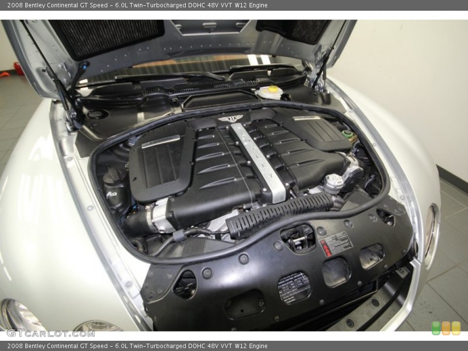 6.0L Twin-Turbocharged DOHC 48V VVT W12 Engine for the 2008 Bentley Continental GT #77395811