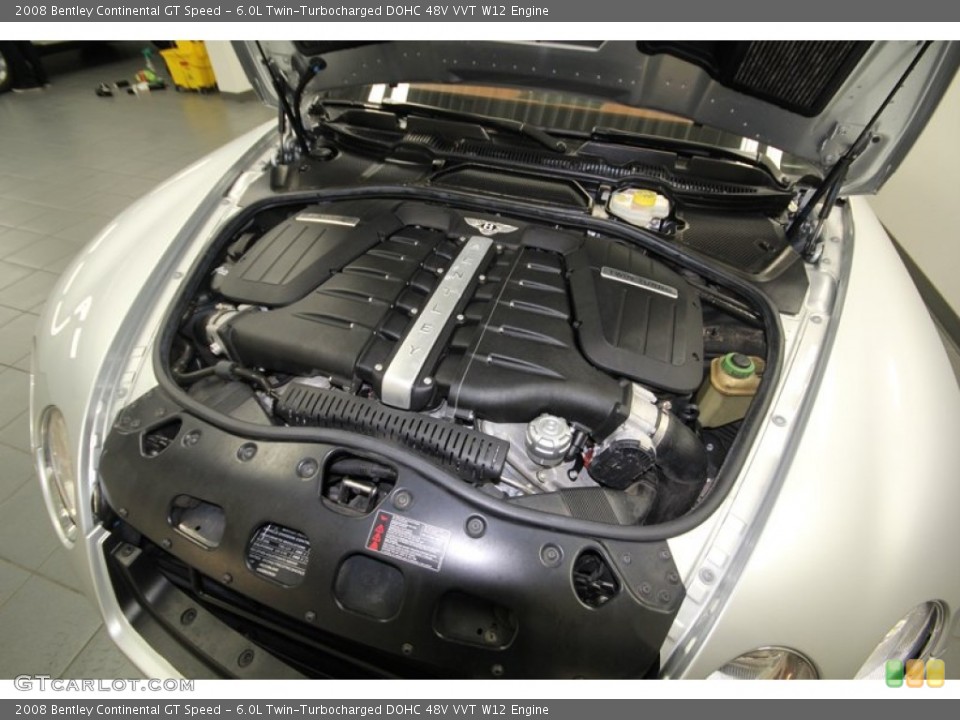 6.0L Twin-Turbocharged DOHC 48V VVT W12 Engine for the 2008 Bentley Continental GT #77395816