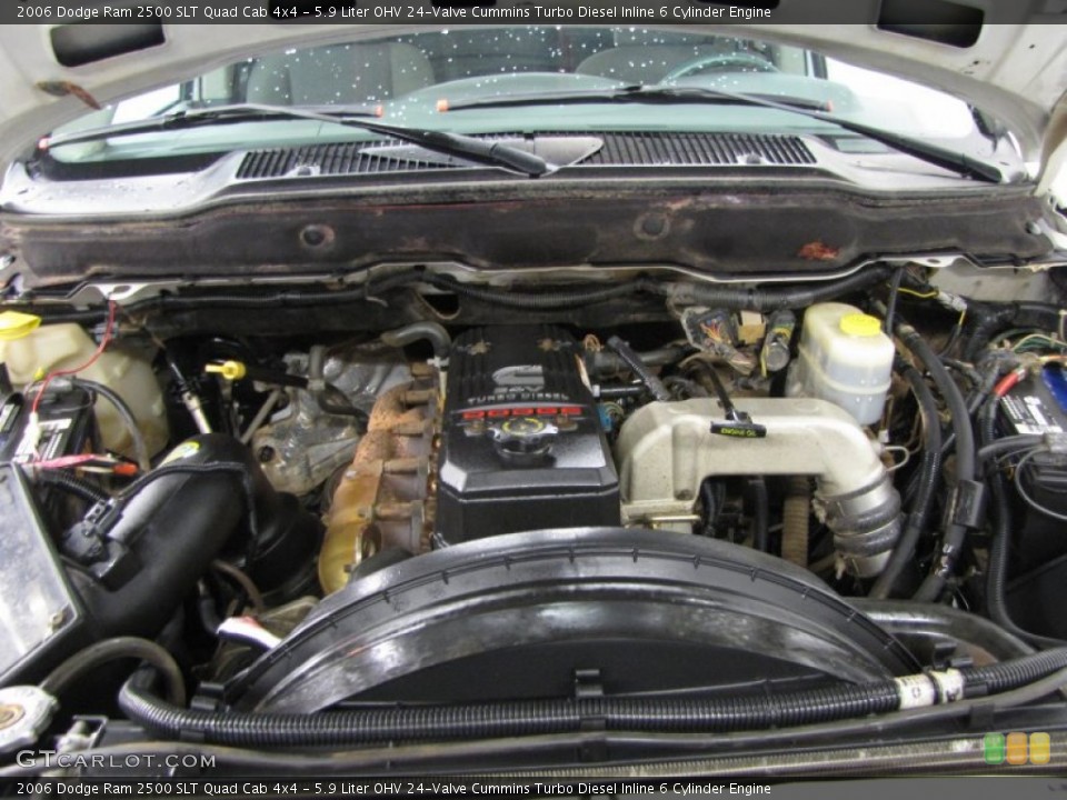 5.9 Liter OHV 24-Valve Cummins Turbo Diesel Inline 6 Cylinder Engine for the 2006 Dodge Ram 2500 #77399571