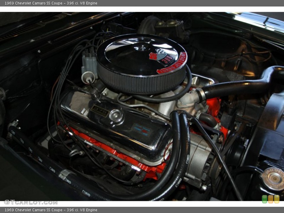 396 ci. V8 Engine for the 1969 Chevrolet Camaro #77401155