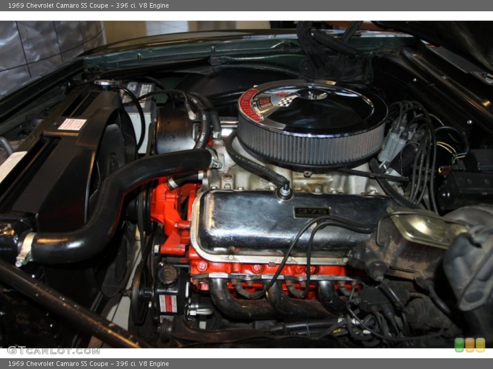 396 ci. V8 Engine for the 1969 Chevrolet Camaro #77401236