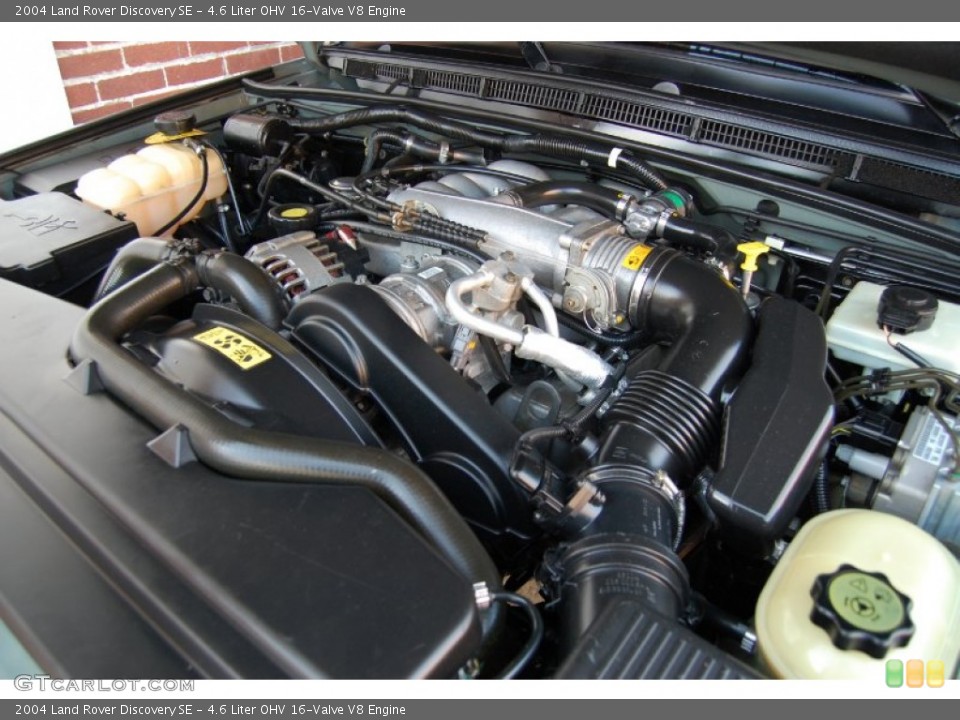 4.6 Liter OHV 16-Valve V8 Engine for the 2004 Land Rover Discovery #77402613