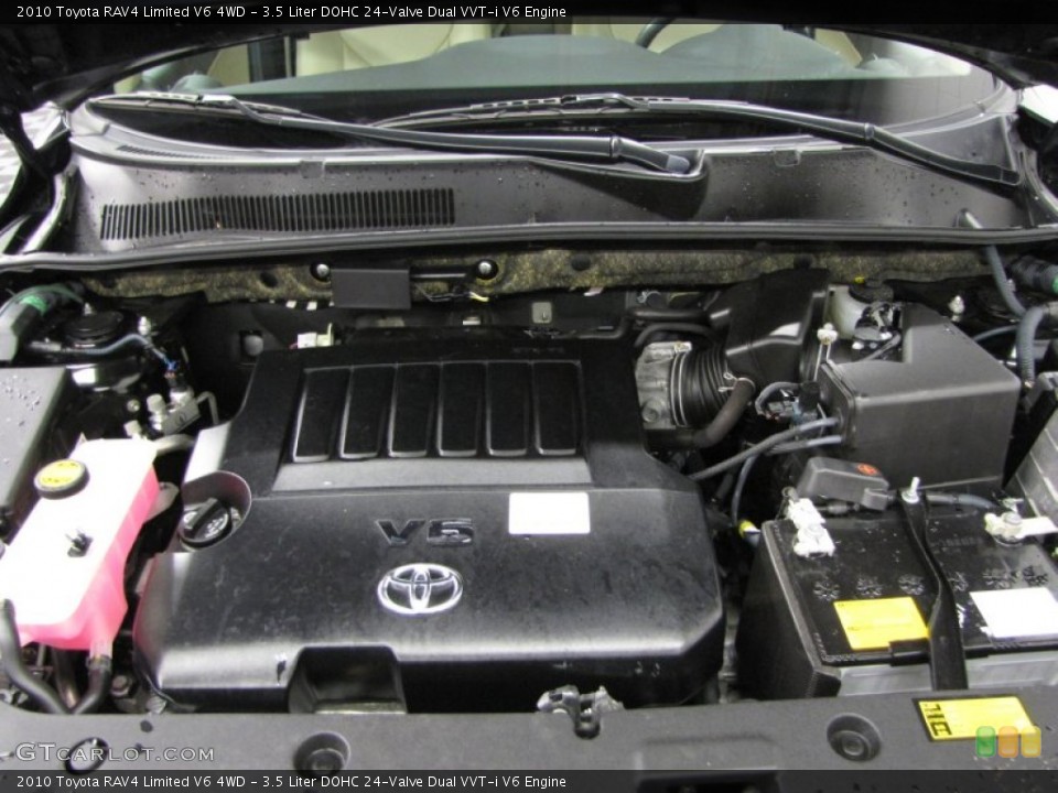 3.5 Liter DOHC 24-Valve Dual VVT-i V6 Engine for the 2010 Toyota RAV4 #77403425
